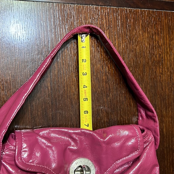 Marc by Marc Jacobs Shoulder Bag Purse Optional Chain Patent Leather Pink/Purple - Picture 12 of 16